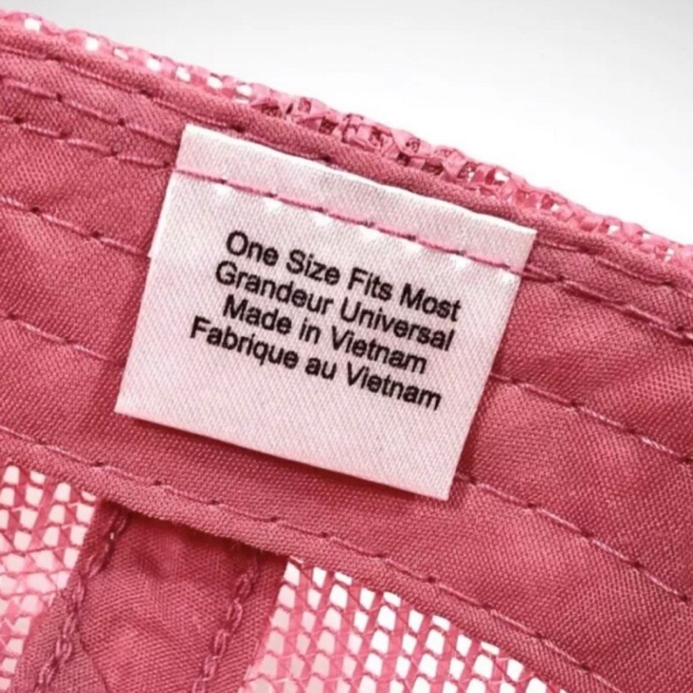 Bass Pro Shops Embroidered Pink Trucker Hat, Ladies Fit! - Picture 6 of 6